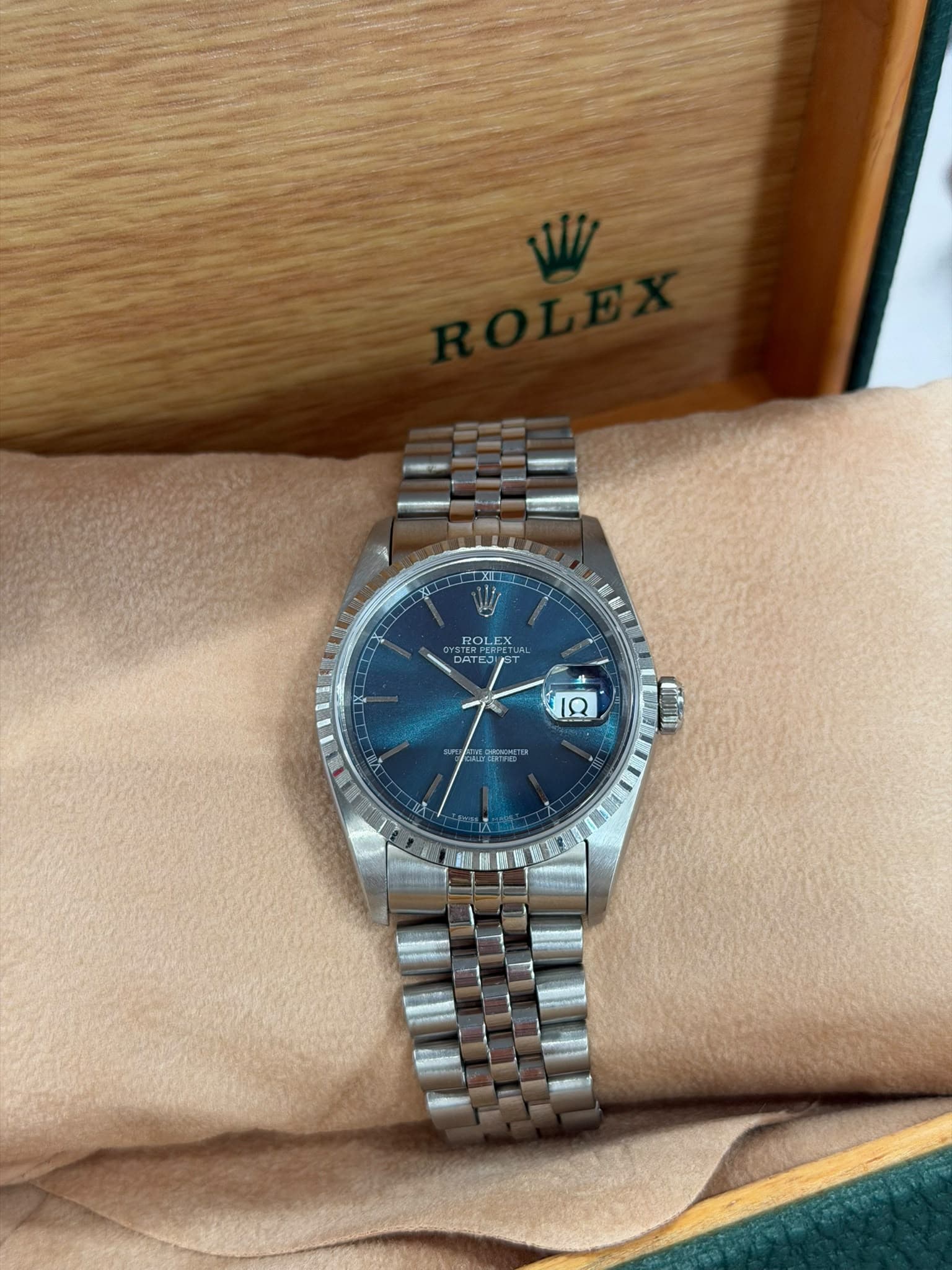 Datejust 36 quadrante petrolio